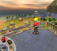 Photo of Crystal Island game scene.