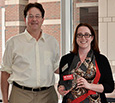 Dr. Sarah Heckman with Gregg Rothermel, CSC department head.