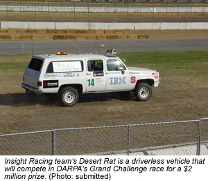 Photo of Insight Racing team's Desert Rat