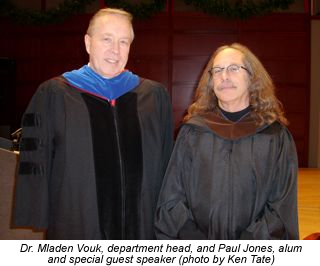 Photo of Dr. Vouk and Paul Jones
