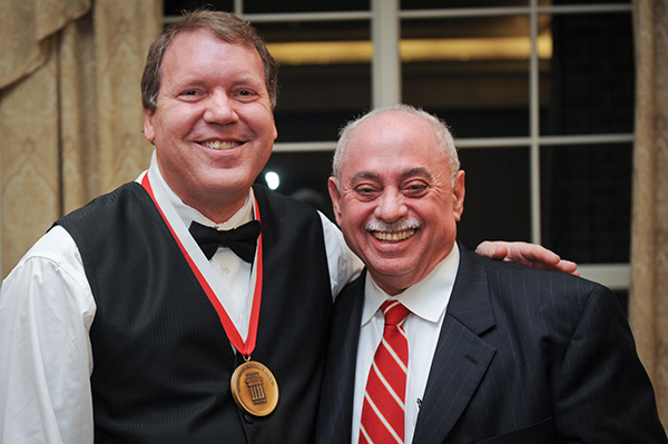 Dean Vega with Award winner