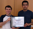 Photo of Drew Boyuka and Sriram Lakshminarasimhan